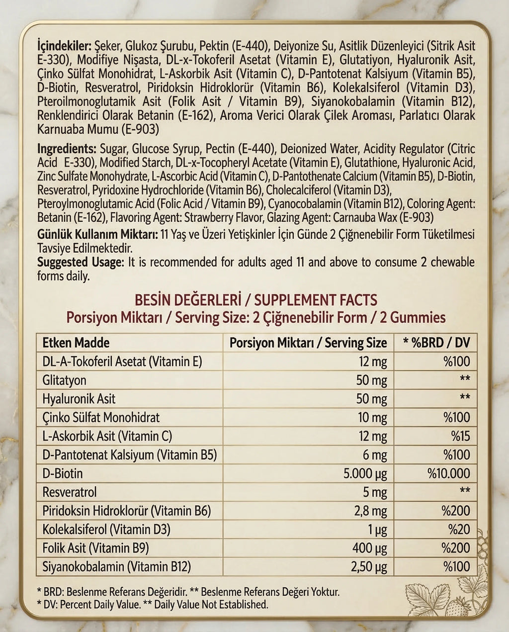 NOVALIYA Beauty & Saç & Cilt Vitamini