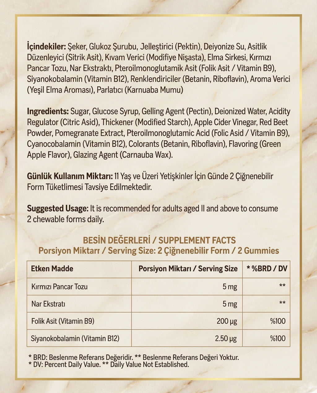 NOVALIYA ACV Elma Sirkeli Gummy – Folik Asit İçeren Sindirim ve Enerji Desteği