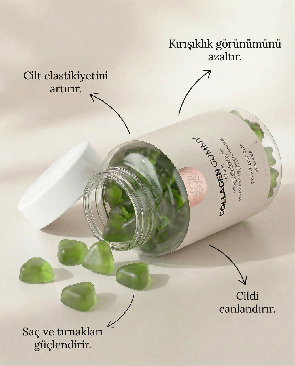 Novaliya Kolajen Gummy – UC Tip I & III Undenatured Kolajen